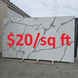 Low Cost Quartz Countertops & Vanities, Calacatta Shadow, Carrara Quartz