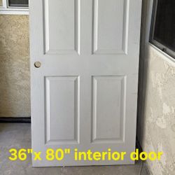 36 X 80 Inches Interior Door 