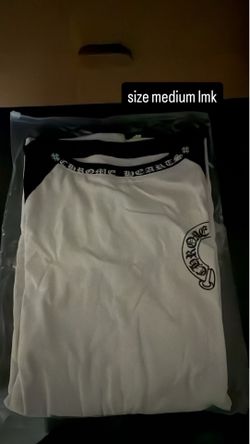 black and white long sleeve chrome heart