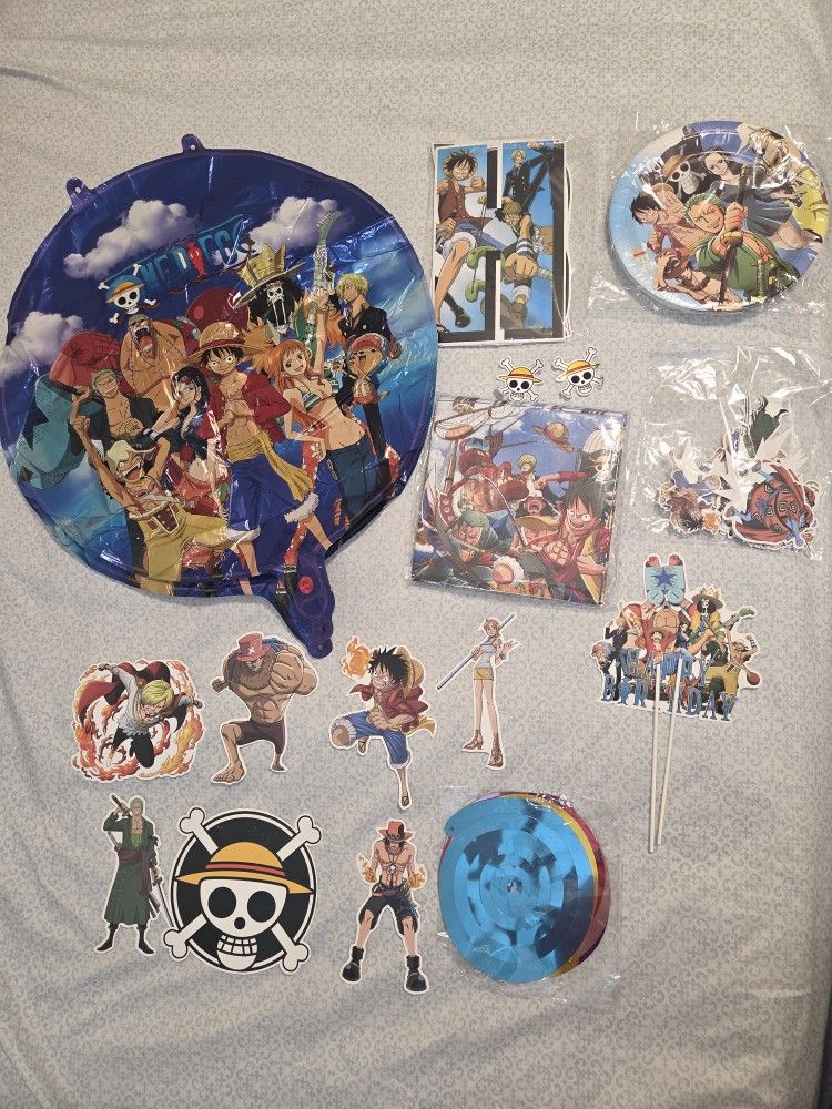 RARE ONE PIECE Luffy Bday DECOR Include: