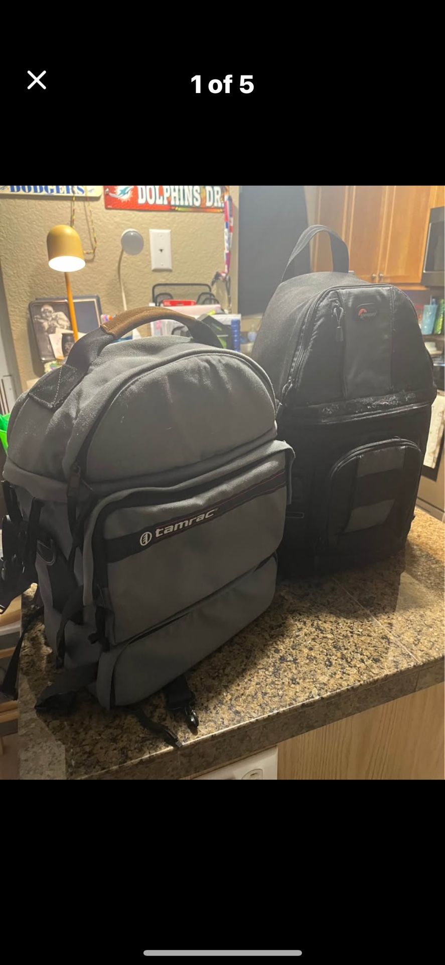 Great Deal 2 Perf Condition Hiking Backpacks Lowepro And Tamrac