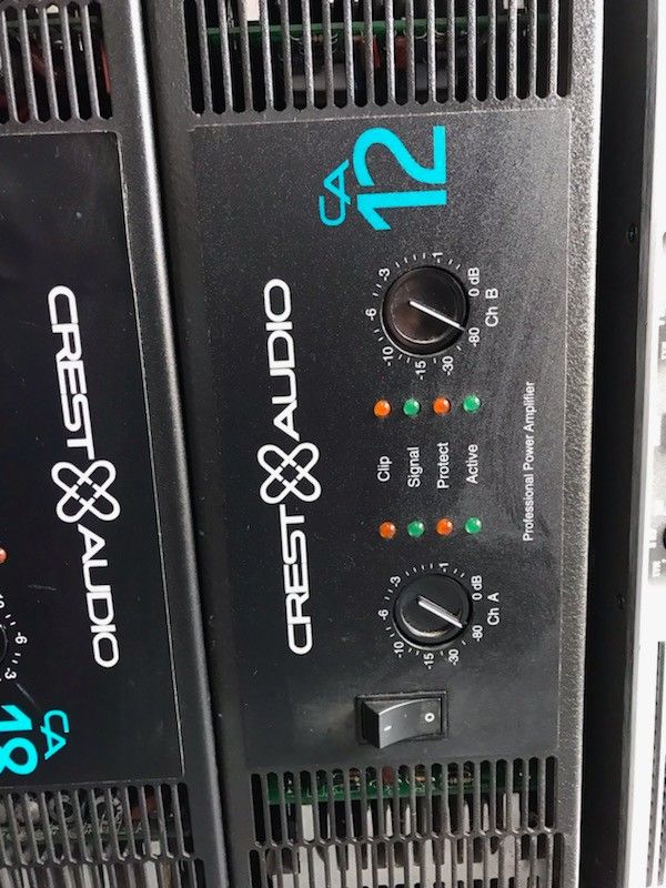 Crest Audio CA18, CA12 & CA9 Power Amplifiers
