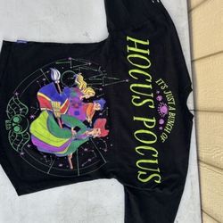 Hocus Pocus Shirt Adult Small Black Disney Parks Spirit Jersey Disneyland Movie