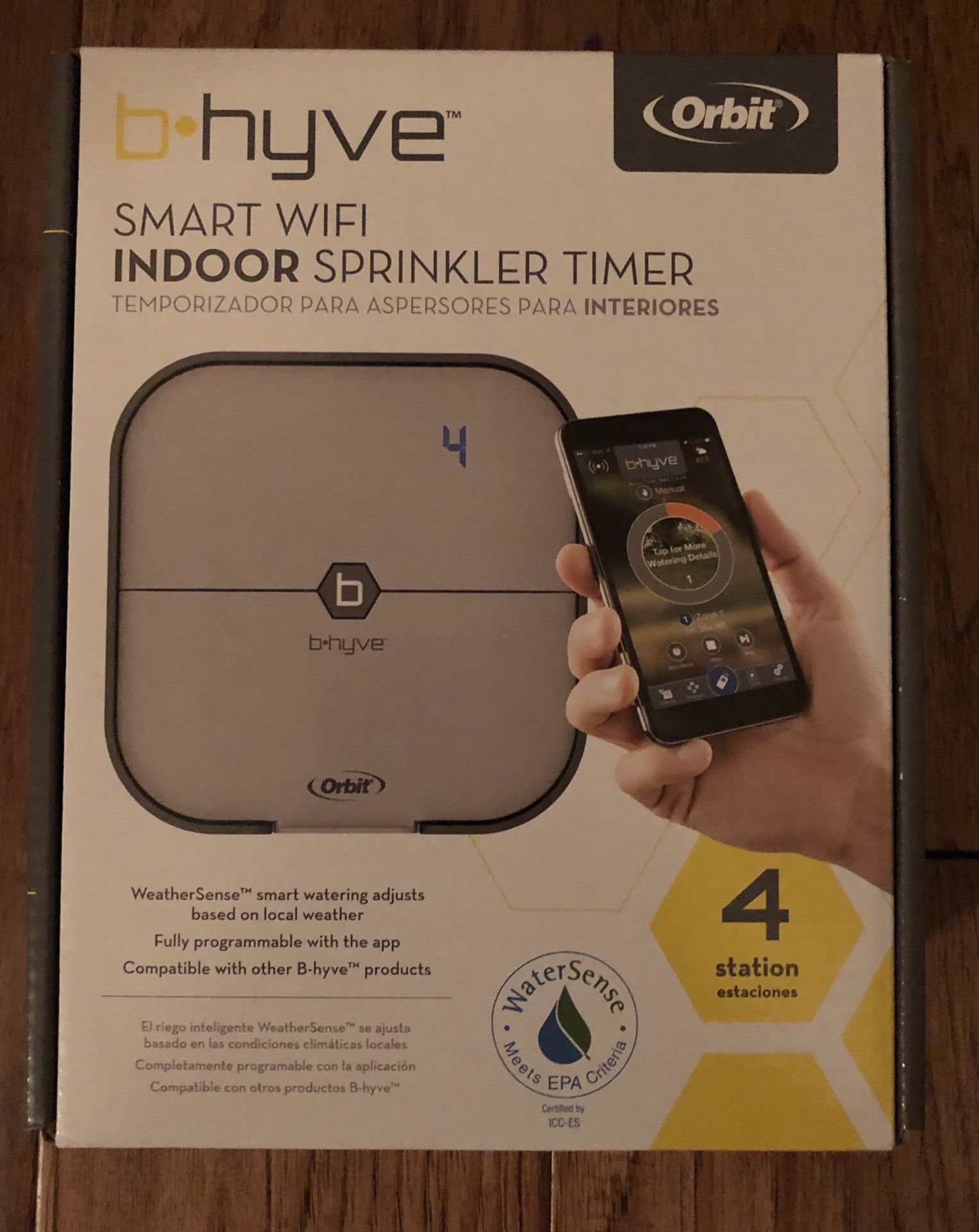 Orbit b Hyve Smart WiFi indoor Sprinkler Timer 4 Station