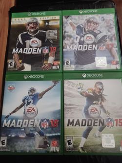 XBOX MADDEN NFL GAMES LOT AND NEW XBOX SERIES X CONTROLLER $100 FINAL PRICE READ DESCRIPTION AND SEE ALL PICTURES