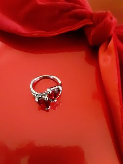 New, silver plated ring