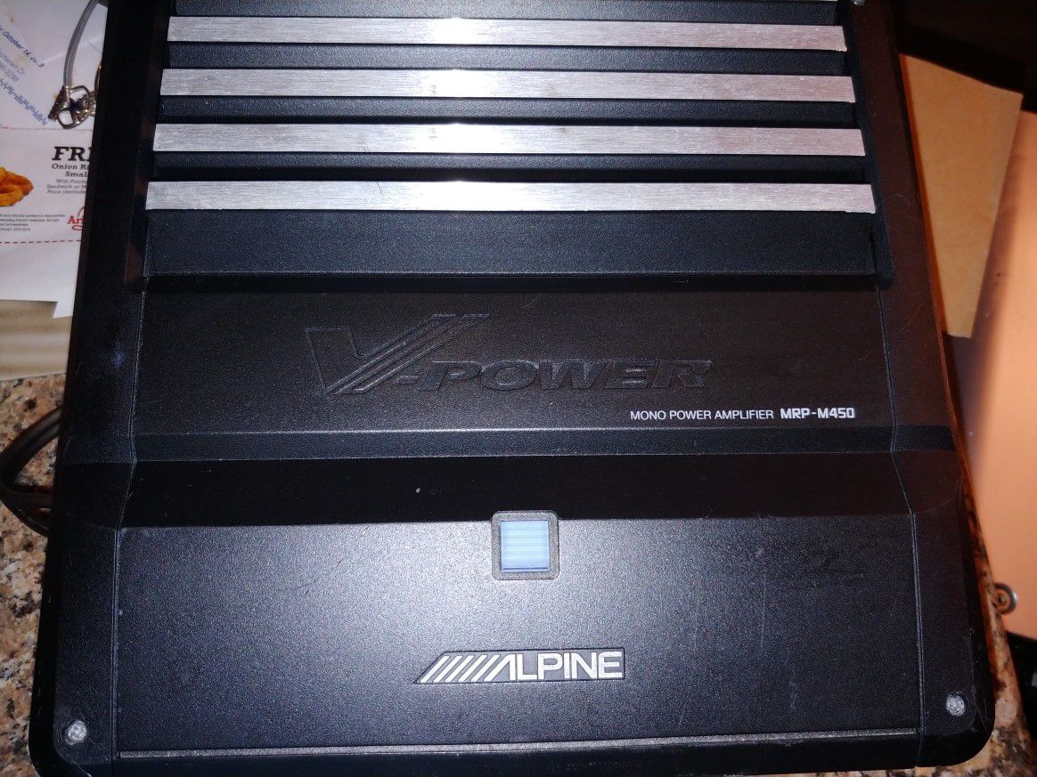 Alpine MRP-M450 monoblock Class D amplifier