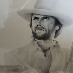 Clint Eastwood Framed Photo