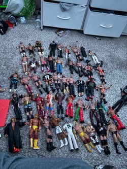 Wwe wrestler lot action figures