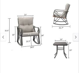 3 Piece Bistro Set