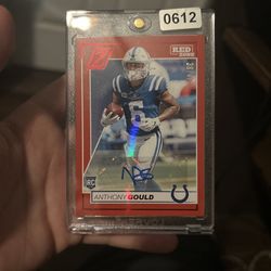 Anthony Gould auto rookie card