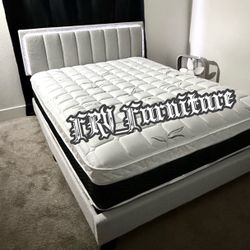  New Queen Bed Frame With Mattress 