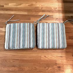18x18 Outdoor Patio Chair Cushions Set of 2-Waterproof