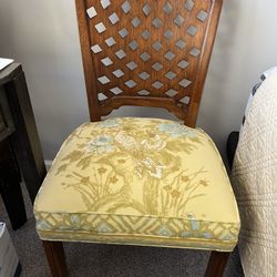 2  Vintage (Down Seat) Dinning Chairs 