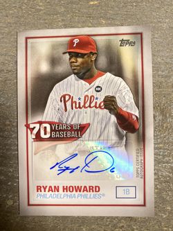 2021 Topps Series 1 Ryan Howard Autograph Insert