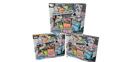 3x Pokémon TCG Black and White Poster Collection Box