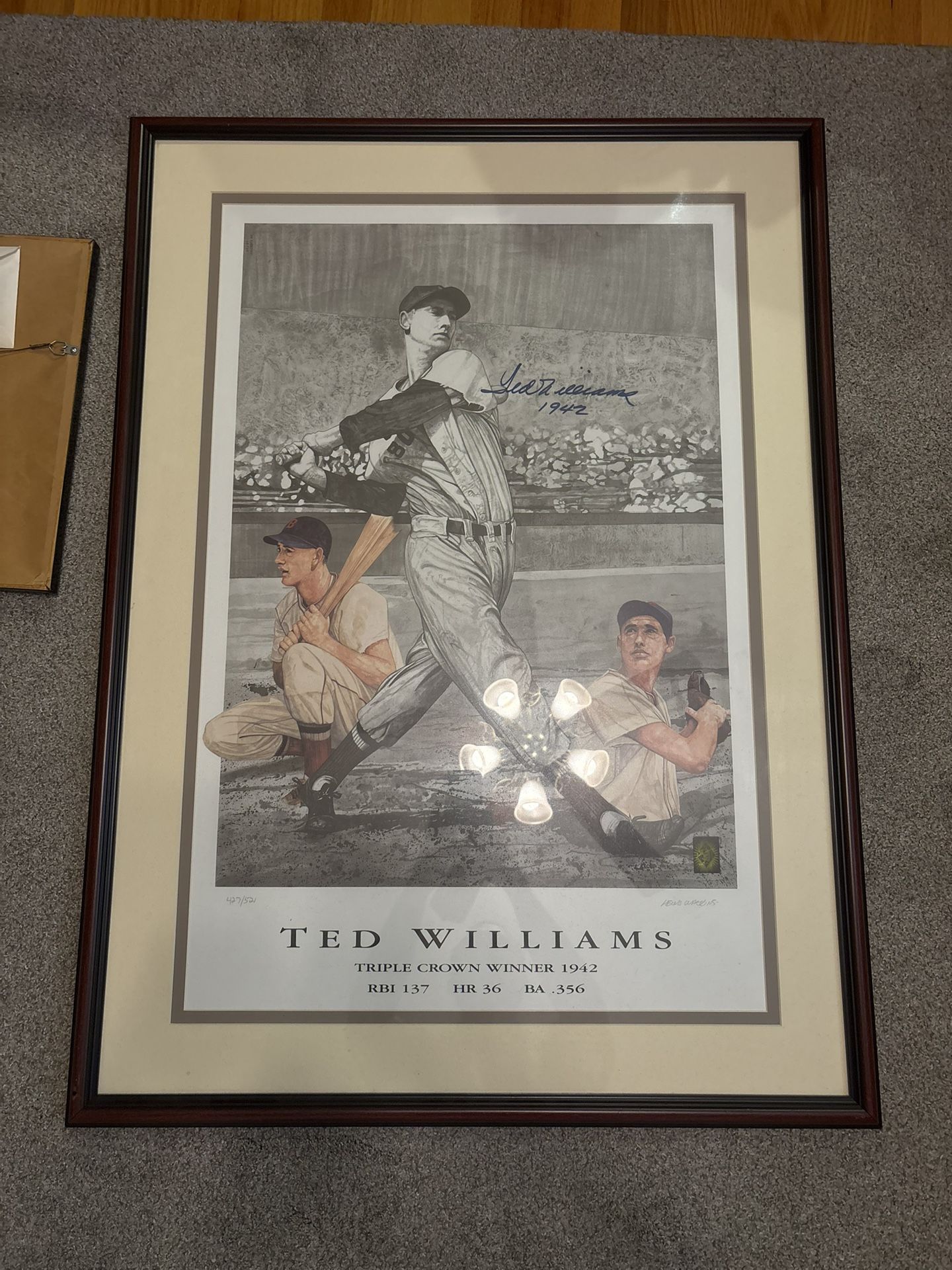 Ted Williams And Reggie Jackson Autograph Memorabilia