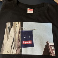 Supreme Banner Tee Black
