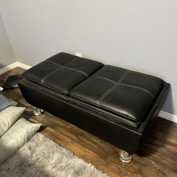 Leatherette Bench/ Coffee Table /storage 