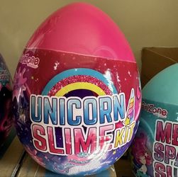 New Egg Surprise Unicorn Sparkly Slime kit