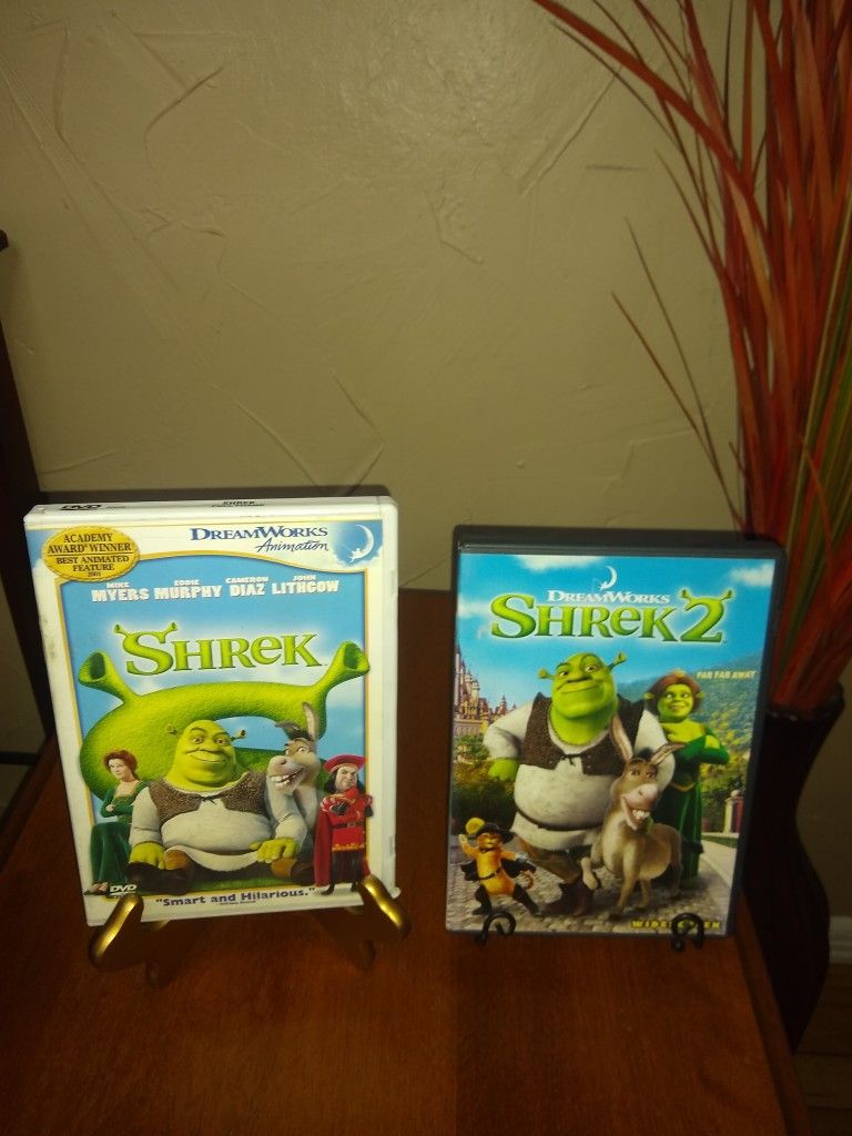 Shrek & Shrek 2 DreamWorks Animations DVD