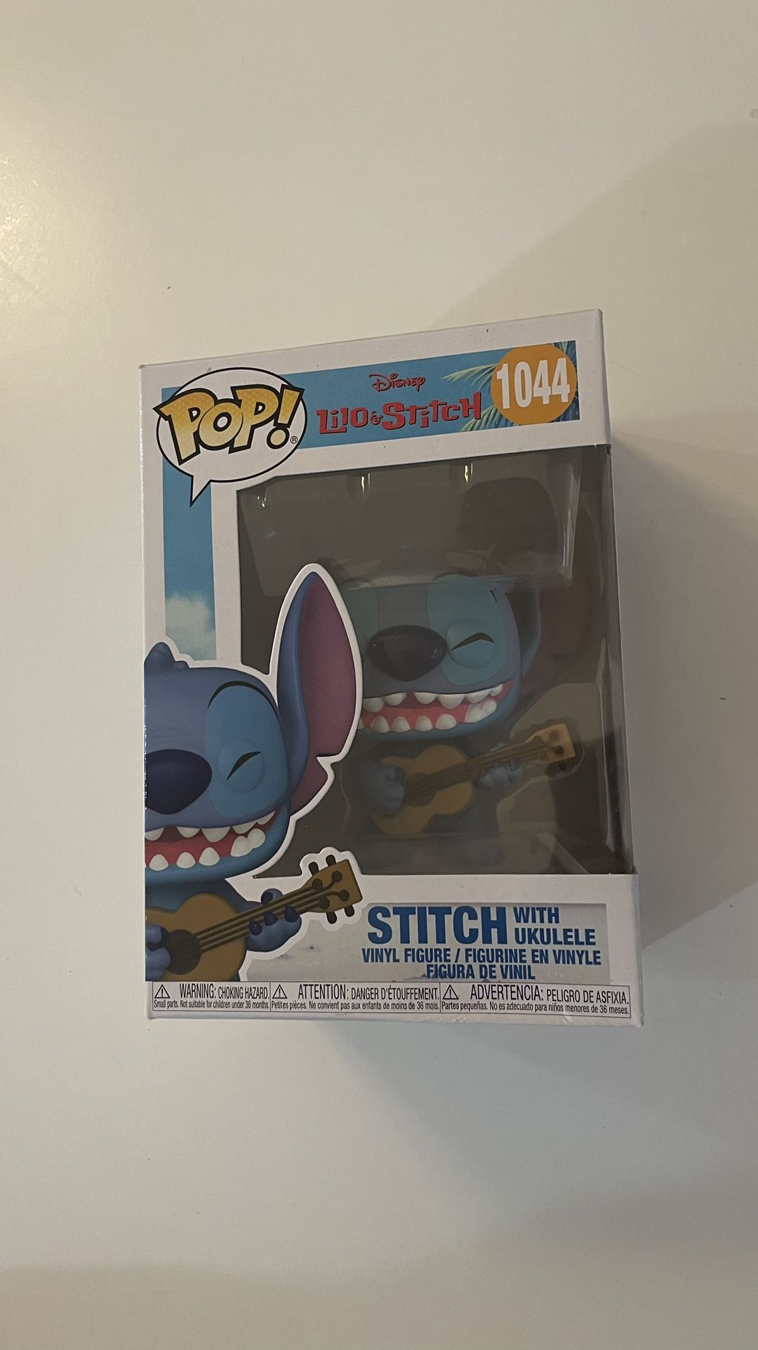 Funko Pop Disney Lilo & Stitch - Stitch with Ukulele # 1044 Vinyl Figure - NEW