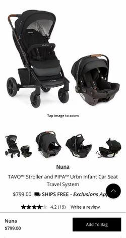 Nuna car seat and stroller