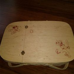 Disney Picnic Basket Vintage 