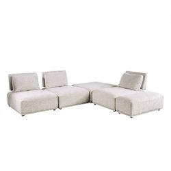 Brand New Light Grey Modern Style Modular Sectional Sofa