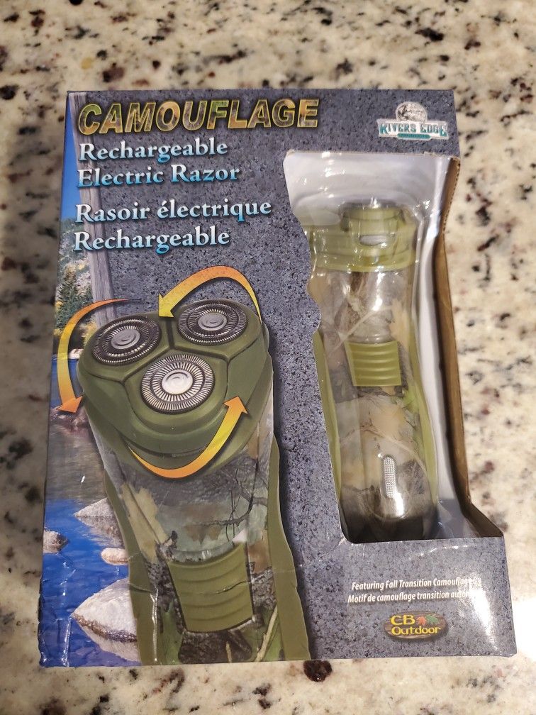 Camouflage Rechargeable Electric Razor