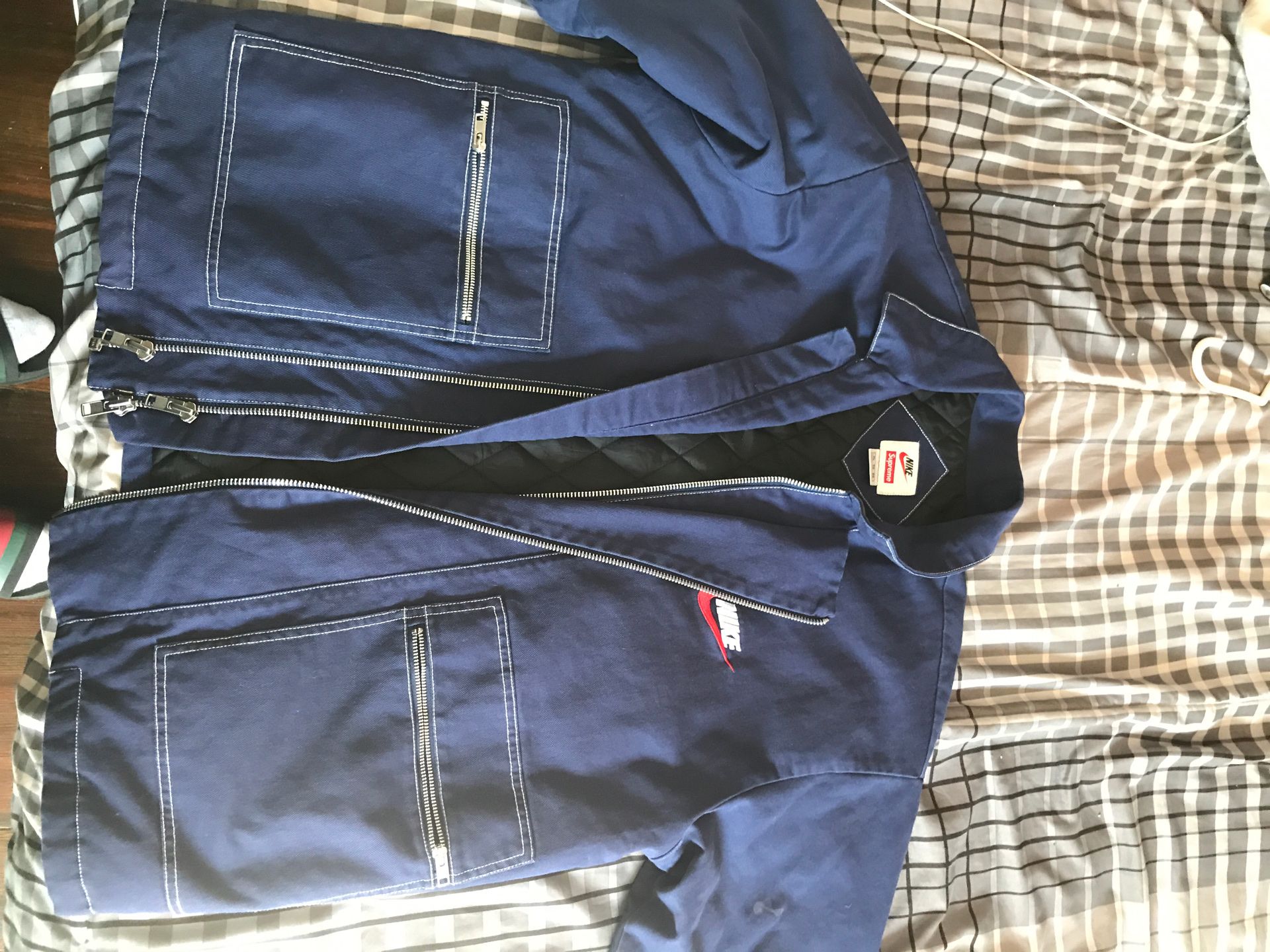 Supreme X Nike Quilted Jacket