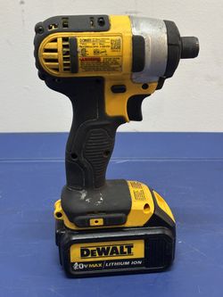DeWalt MAX Cordless 1/4 in. Impact Driver, (1) 20V 1.3Ah Battery