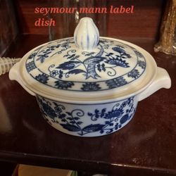 Vintage Vienna Woods Fine China Blue Onion Seymour Mann Label-$35.00