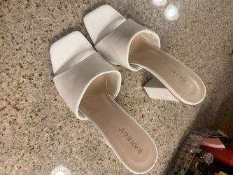 White Heels Size 9