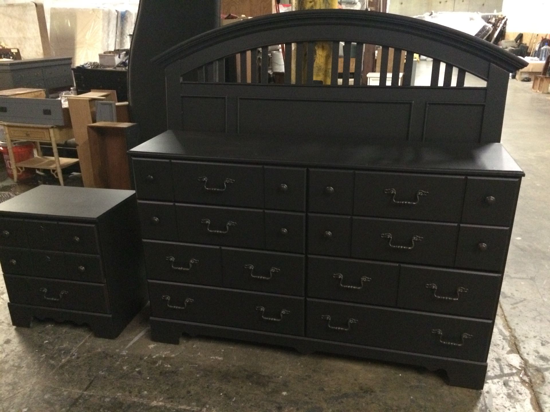 Black Queen Size Bedroom Set Delivery Available
