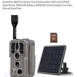 GardePro X66 Solar Trail Camera With Cellular