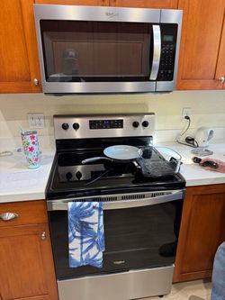 Electric range and microwave