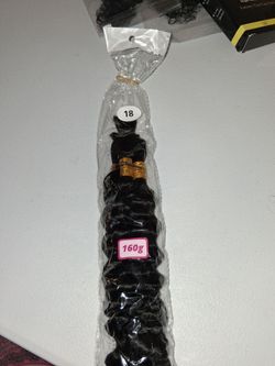18 Inch Deep Wave Hair Bundle 160g