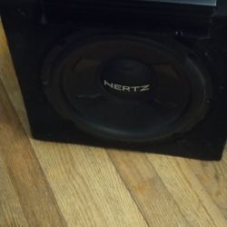 Hertz 10" Sub And Amp
