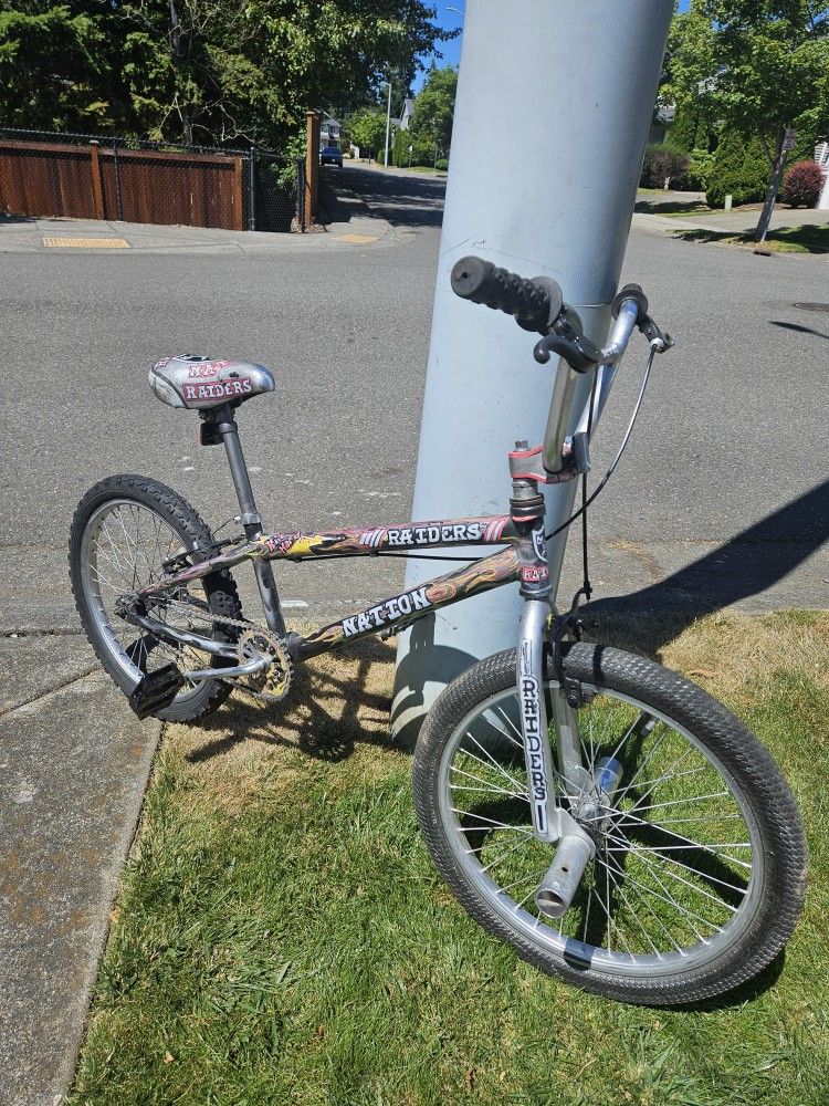 Kids Bike BMX Raiders 20", Hand Made Painting, Good Condition