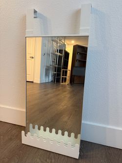 Over door mirror & organizer