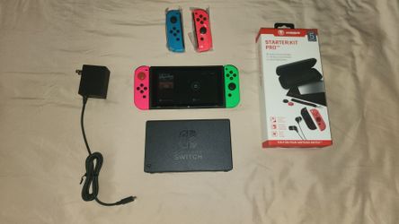 Nintendo Switch Console with Accessories Bundle