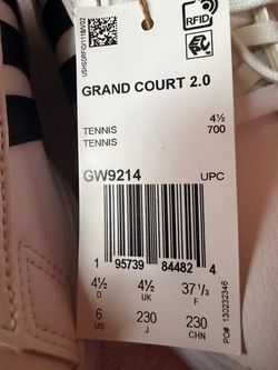 Adidas Grand Court 2.0 Sneakers Women's Size 6