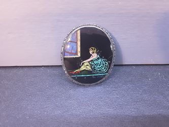 Butterfly Wing Brooch Sterling Silver England