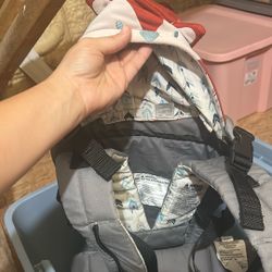 Infantino Cuddle-up Ergonomic Hoodie Baby Carrier, 2-Position, 12-40lb, Gray Fox