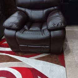 *Manager's Special*---Madrid Brown Stunning Leather Reclining 3 Piece Sets---Delivery And Financing👏