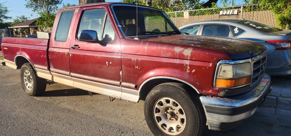 1995 FORD F150 5.8L V8 RUNS AND DRIVES FOR PARTS ONLY..BRONCO PARTS