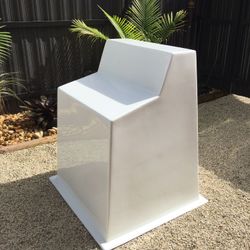 Fiberglass boat center console