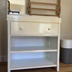 White Changing Table