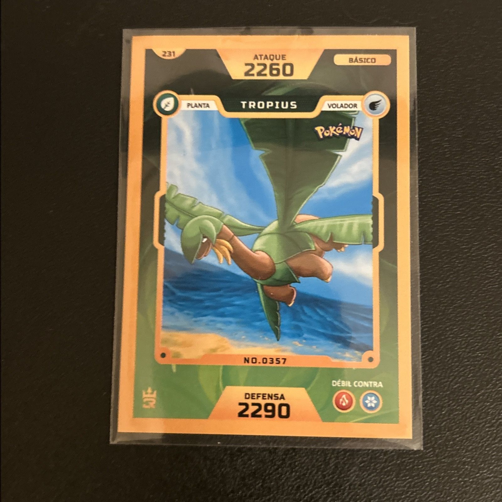 CARD POKEMON MASTER JOURNEYS 3R #231 TROPIUS 2023 PERU Edition TCG